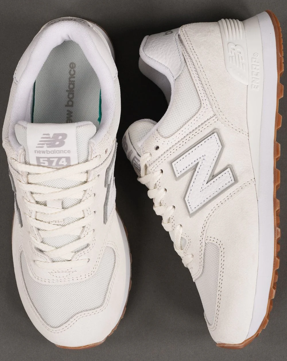 New Balance 574 Trainer Sea Salt - Image 4