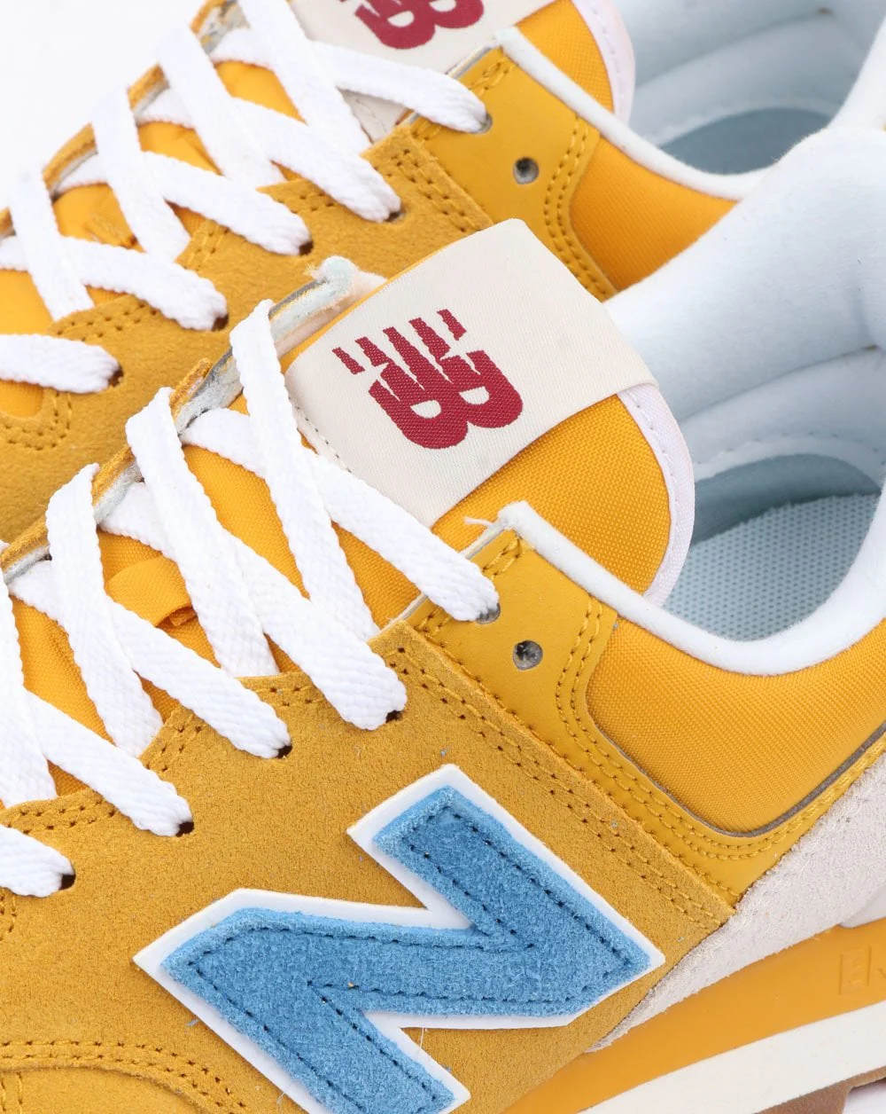 New Balance 574 Trainer Yellow - Image 4