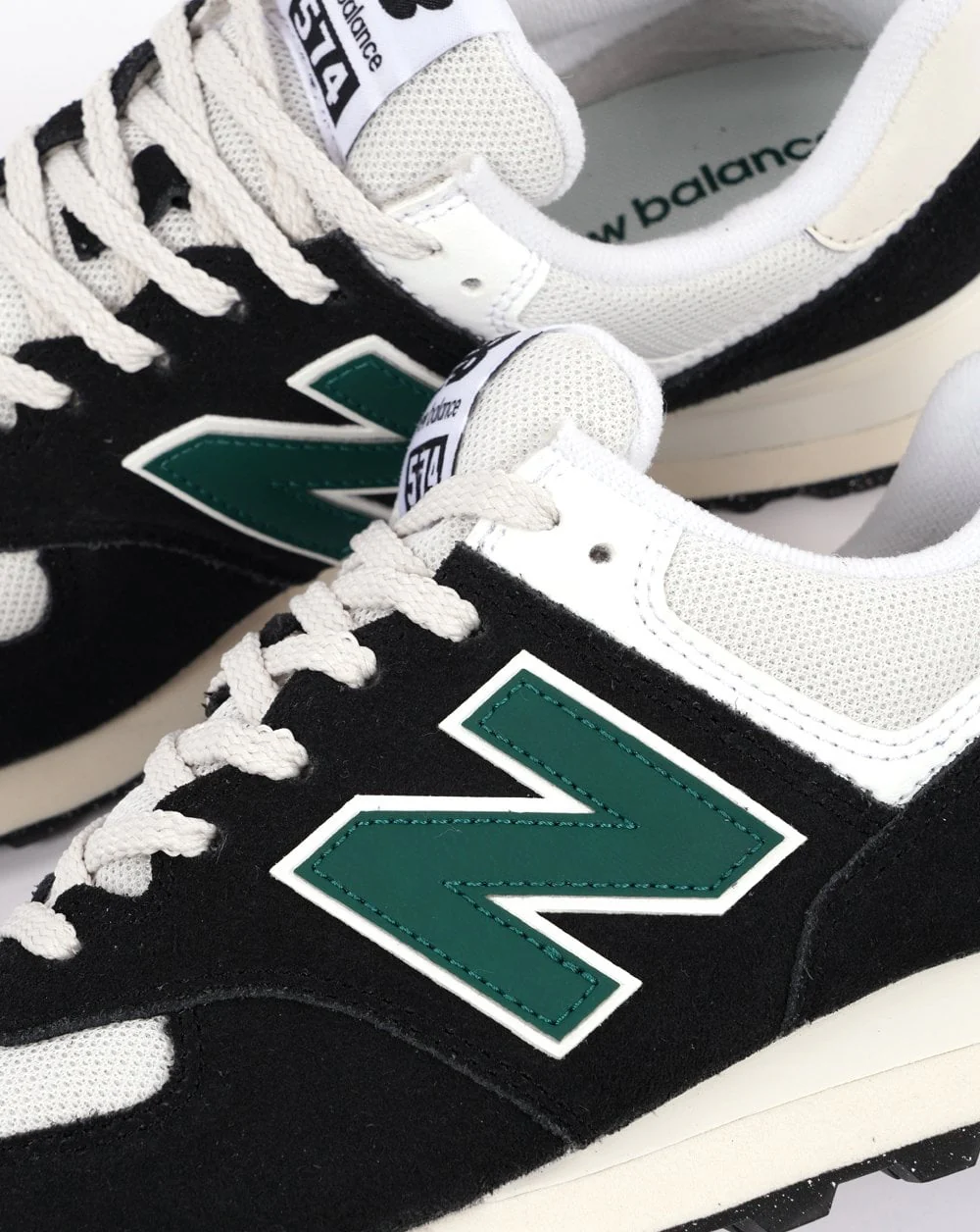 New Balance 574 Trainers Black - Image 3