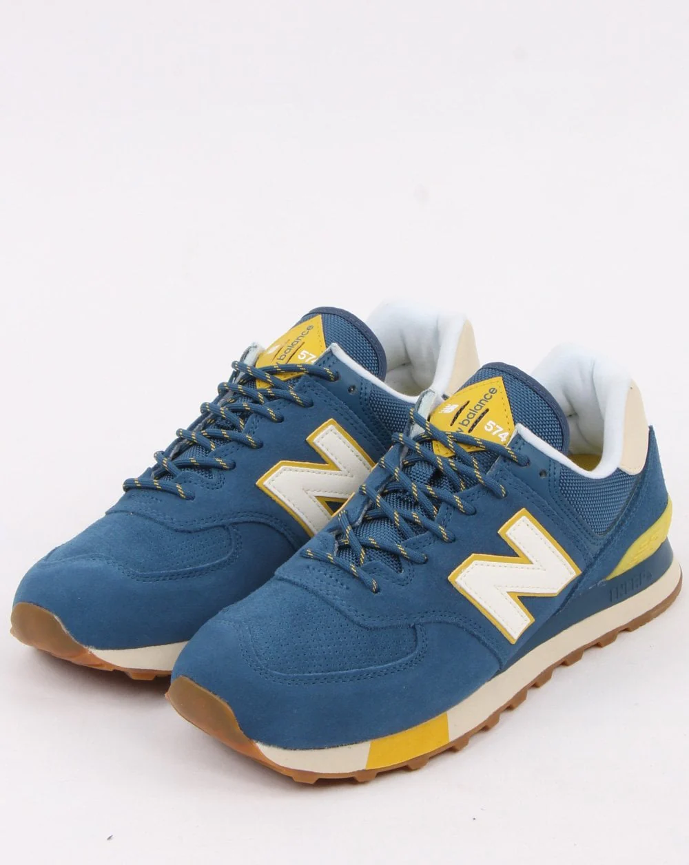 New Balance 574 Trainers Blue - Image 3