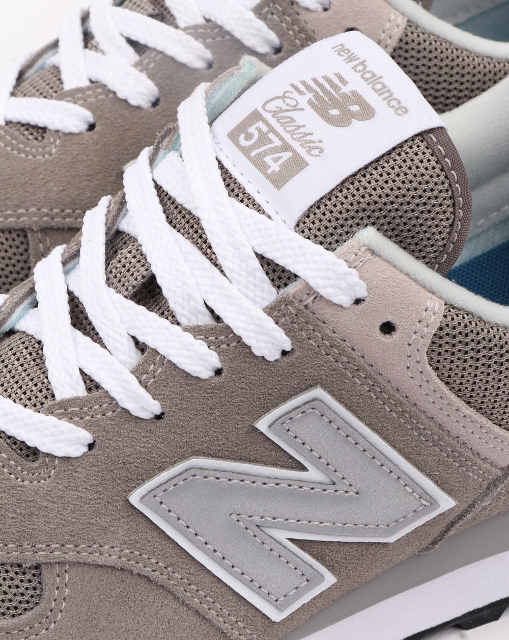 New Balance 574 Trainers Grey - Image 4