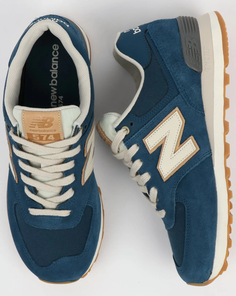 New Balance 574 Trainers North Sea/Moonbeam - Image 2