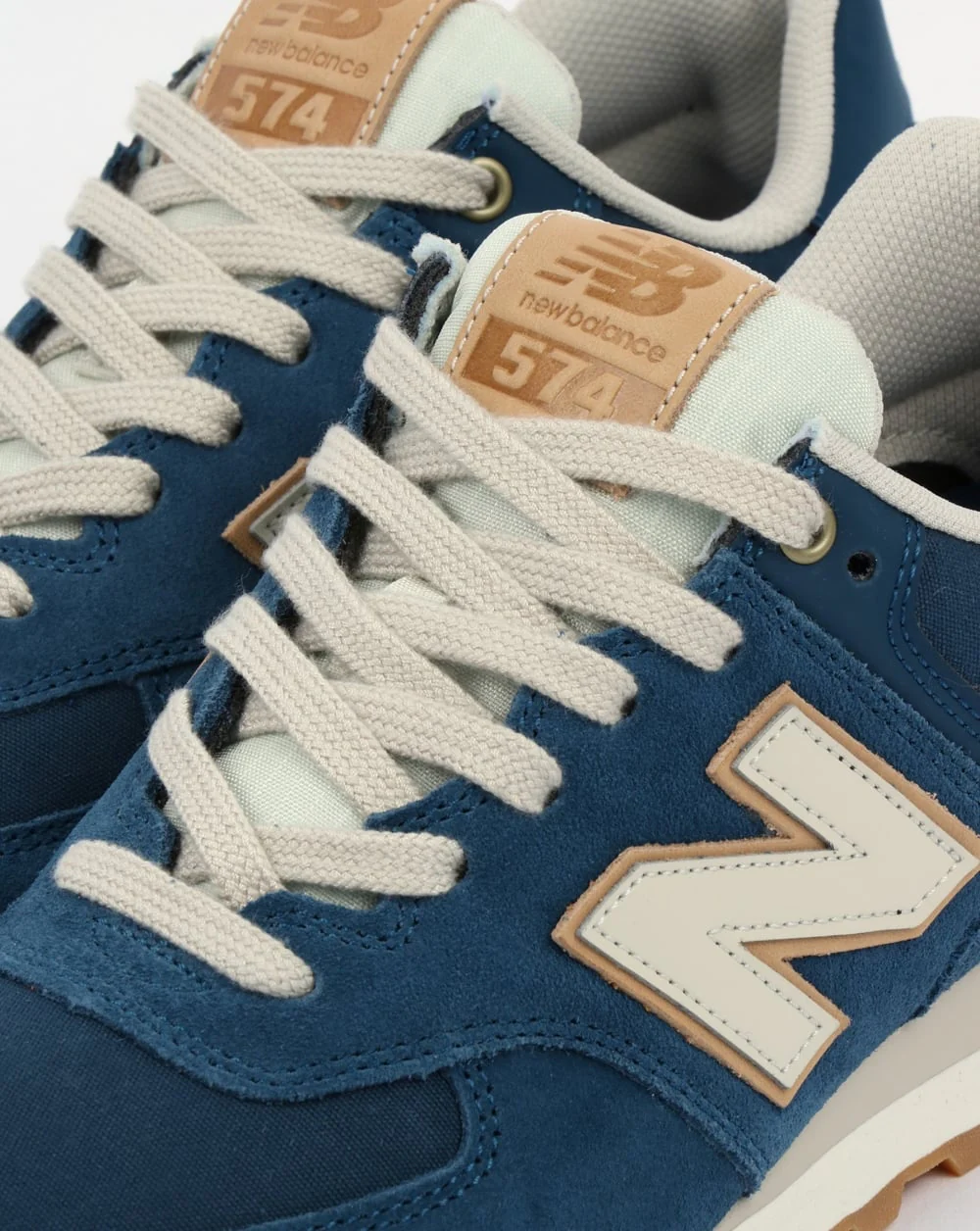 New Balance 574 Trainers North Sea/Moonbeam - Image 4