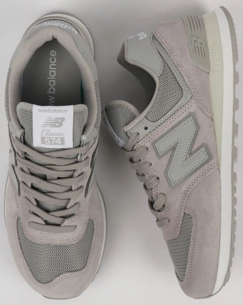 New Balance 574 Trainers Rain Cloud - Image 2