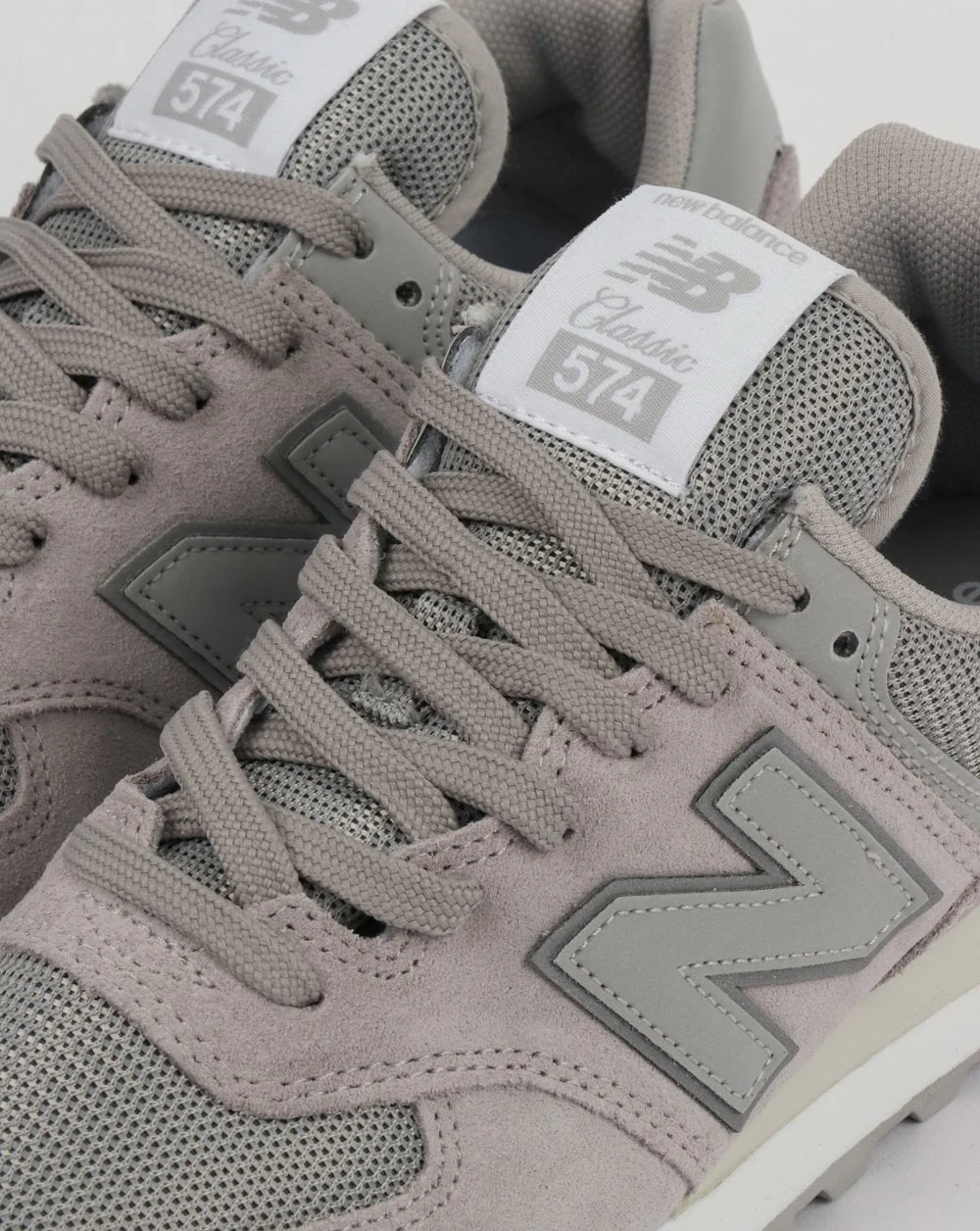 New Balance 574 Trainers Rain Cloud - Image 4