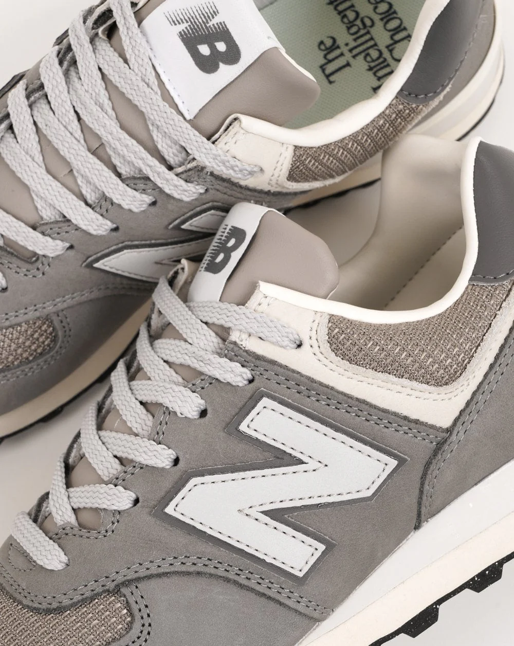 New Balance 574 Trainers Slate Grey/Castlerock - Image 3