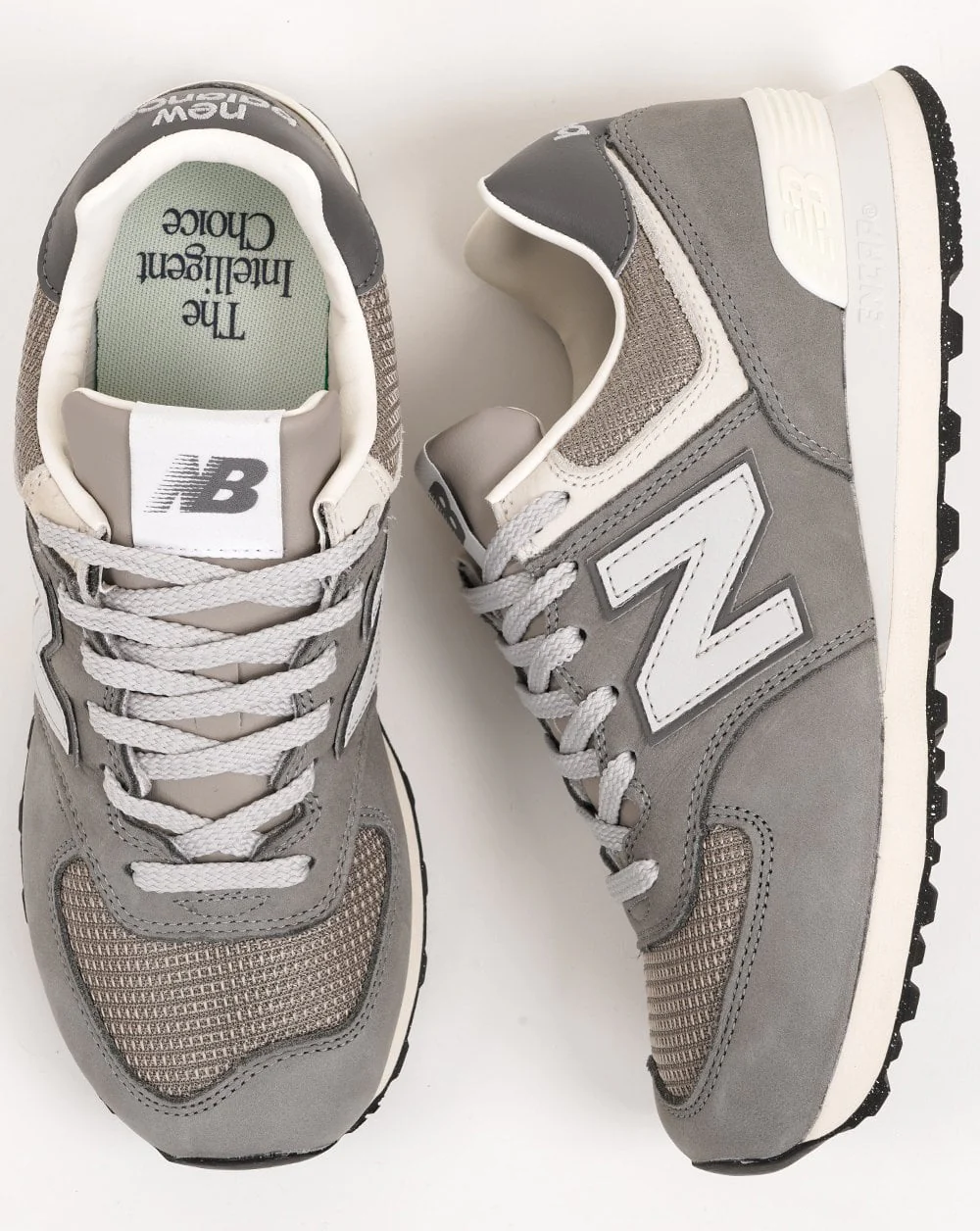 New Balance 574 Trainers Slate Grey/Castlerock - Image 4