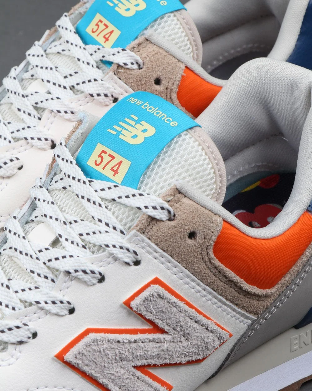 New Balance 574 Trainers White - Image 4