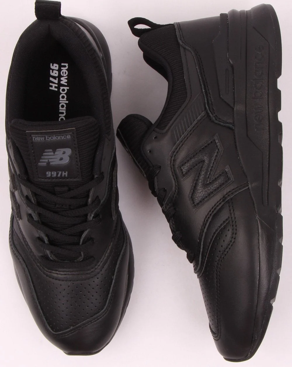 New Balance 997 Leather Trainers Black - Image 2