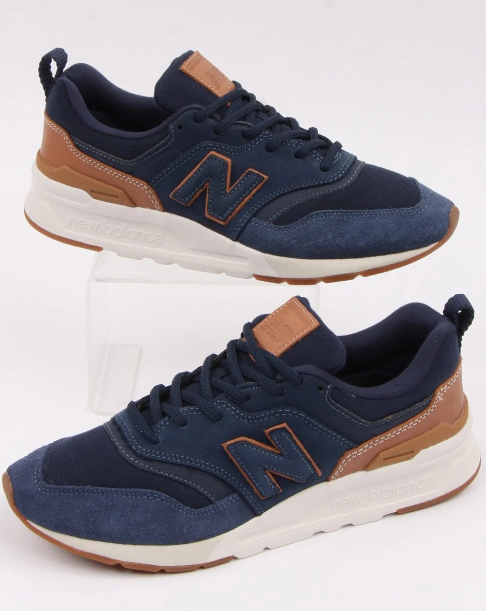 New Balance 997 Trainers Navy/brown