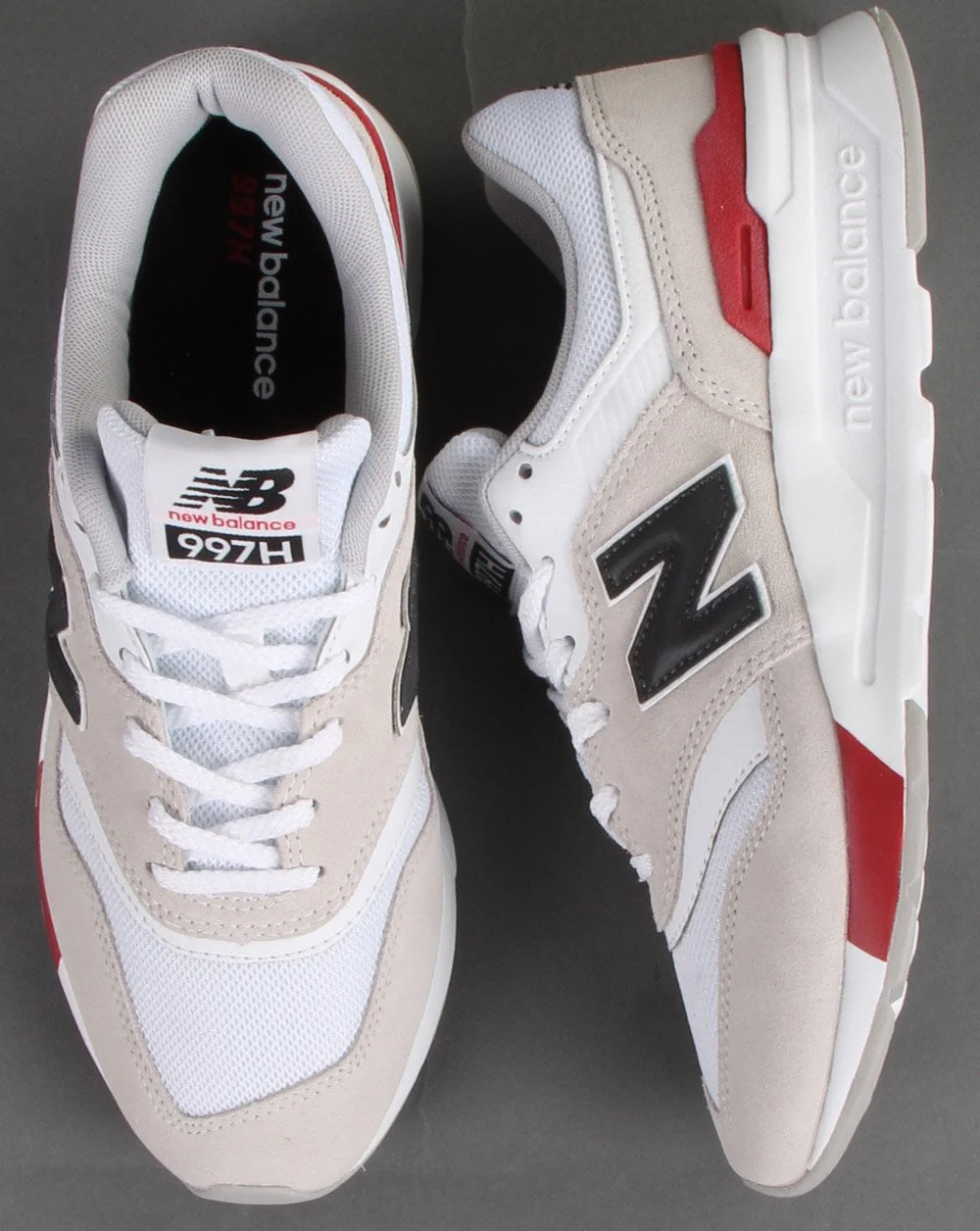 New Balance 997 Trainers White/Grey - Image 2