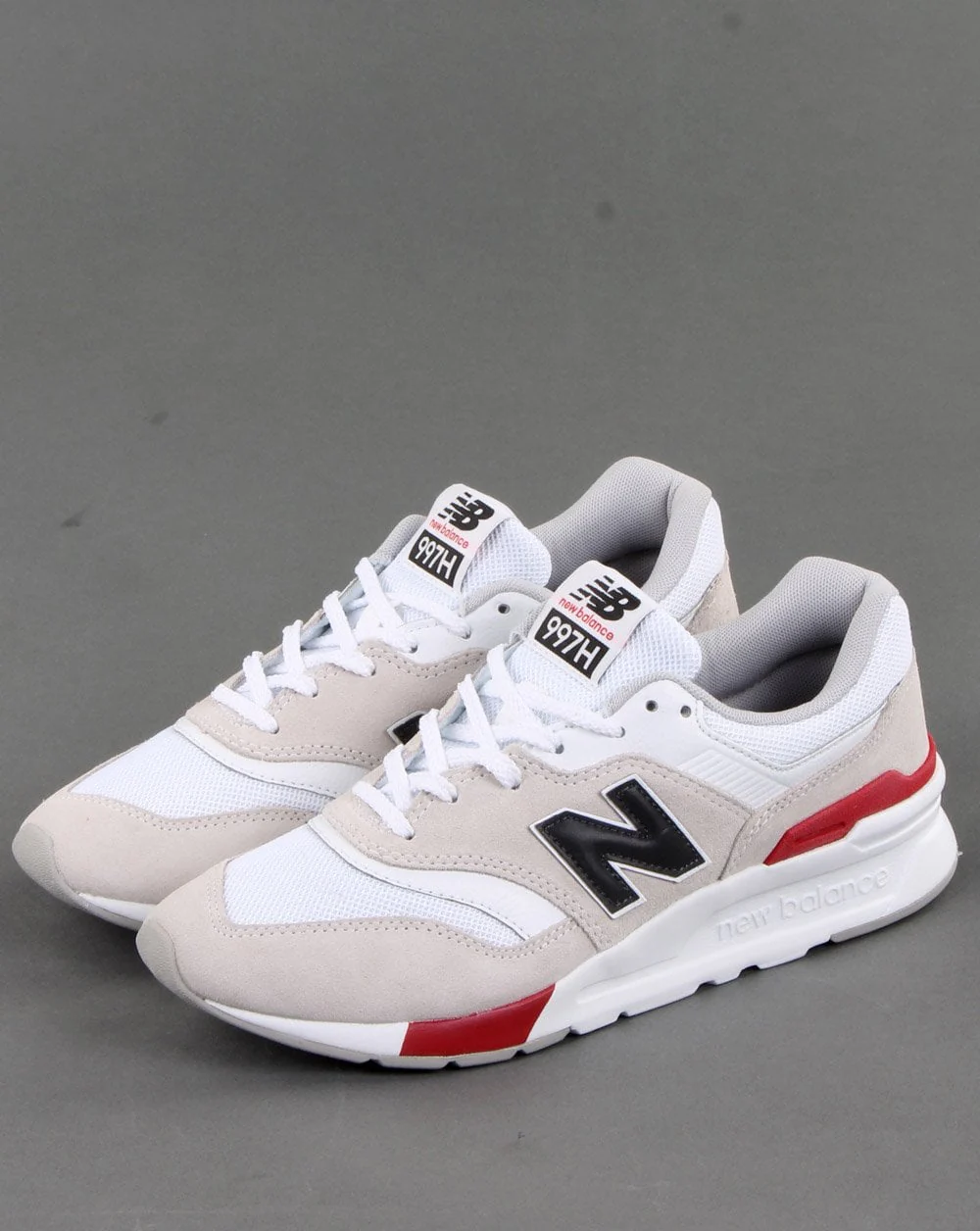 New Balance 997 Trainers White/Grey - Image 3