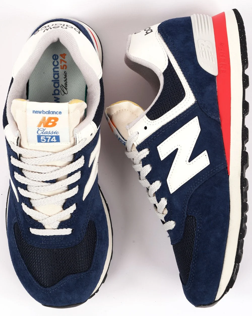 New Balance Classic 574 Trainers Navy - Image 4