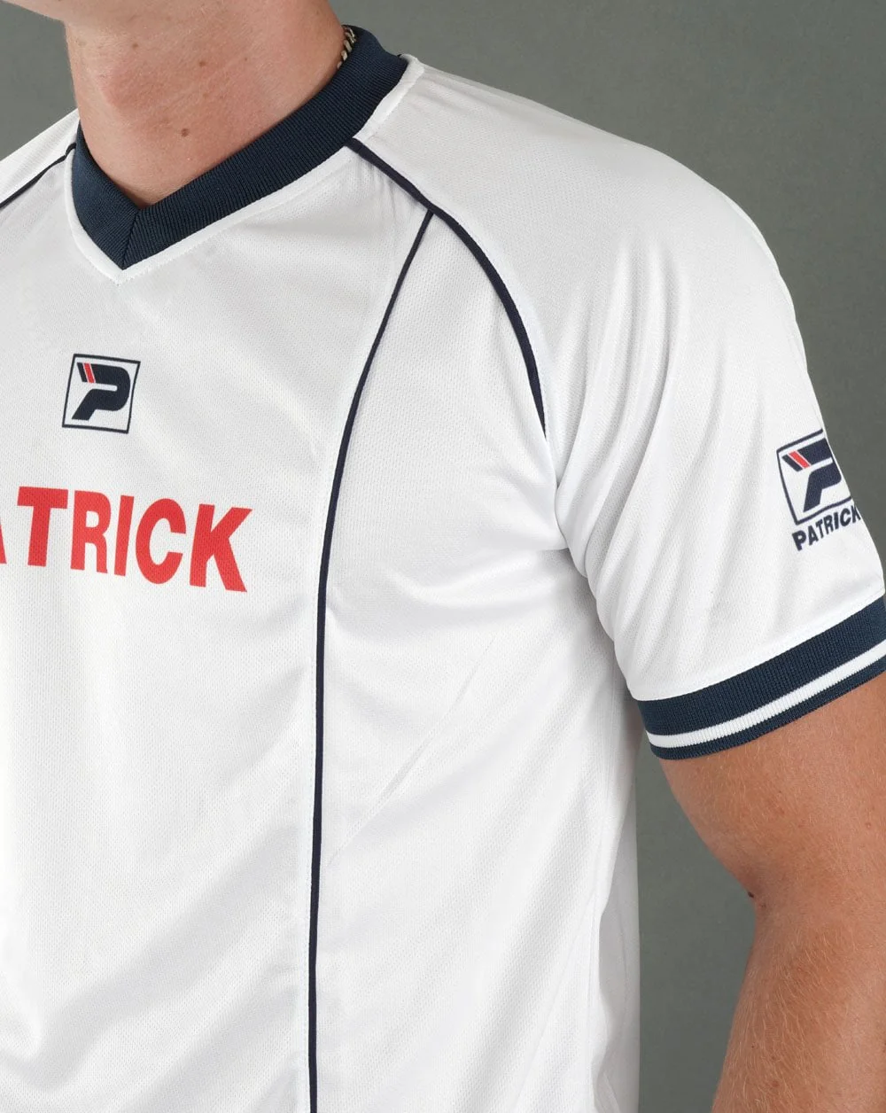 Patrick 80s Football Shirt White - Image 2