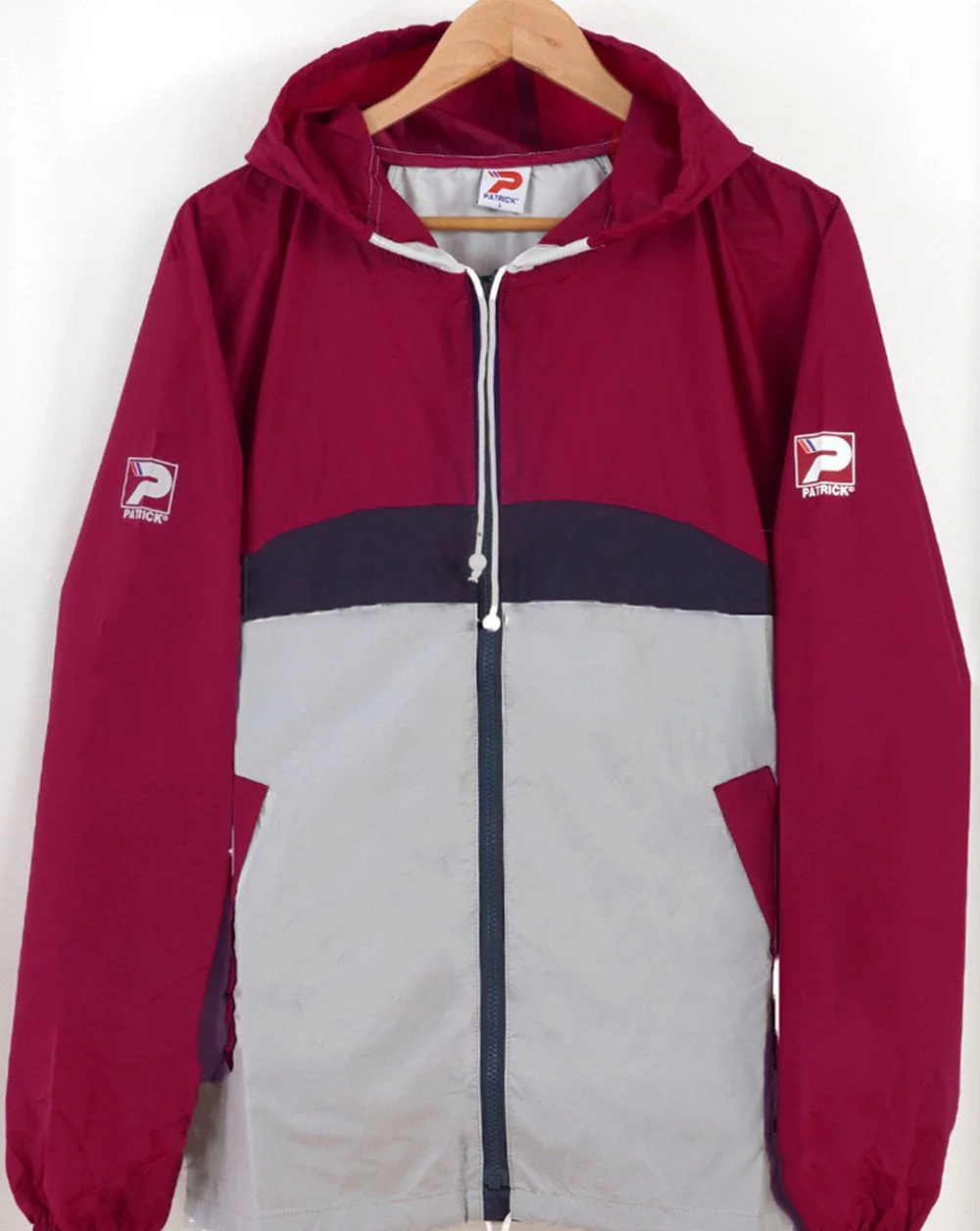 Patrick Cagoule Retro 80s OG Burgundy Grey