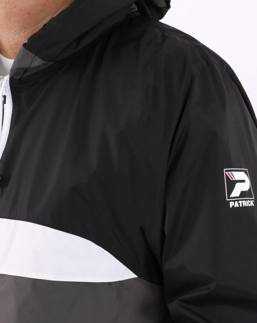 Patrick Classic Cagoule Black/Grey - Image 4