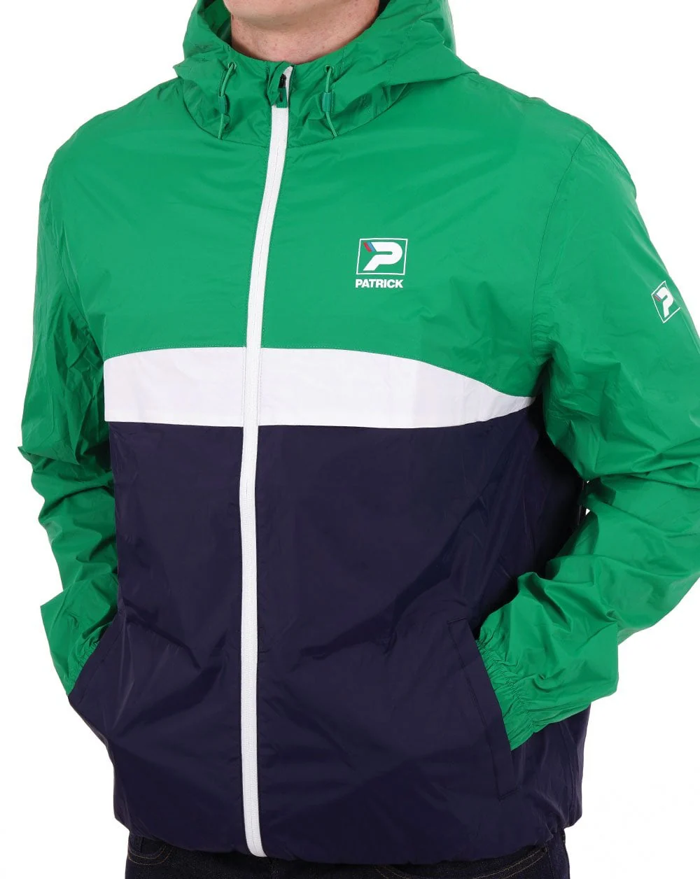 Patrick Classic Cagoule Green/Navy - Image 2