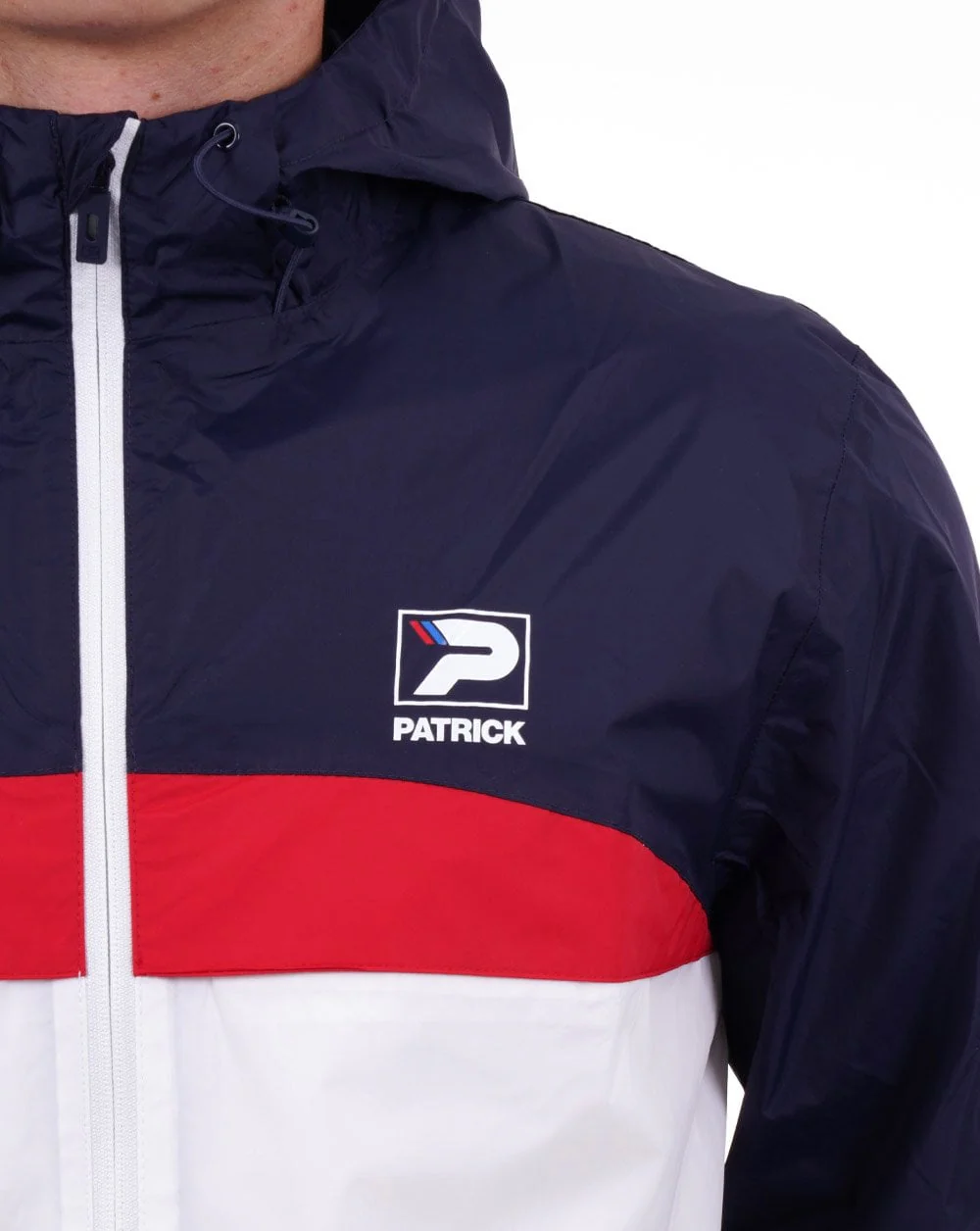 Patrick Classic Cagoule Navy/White - Image 4