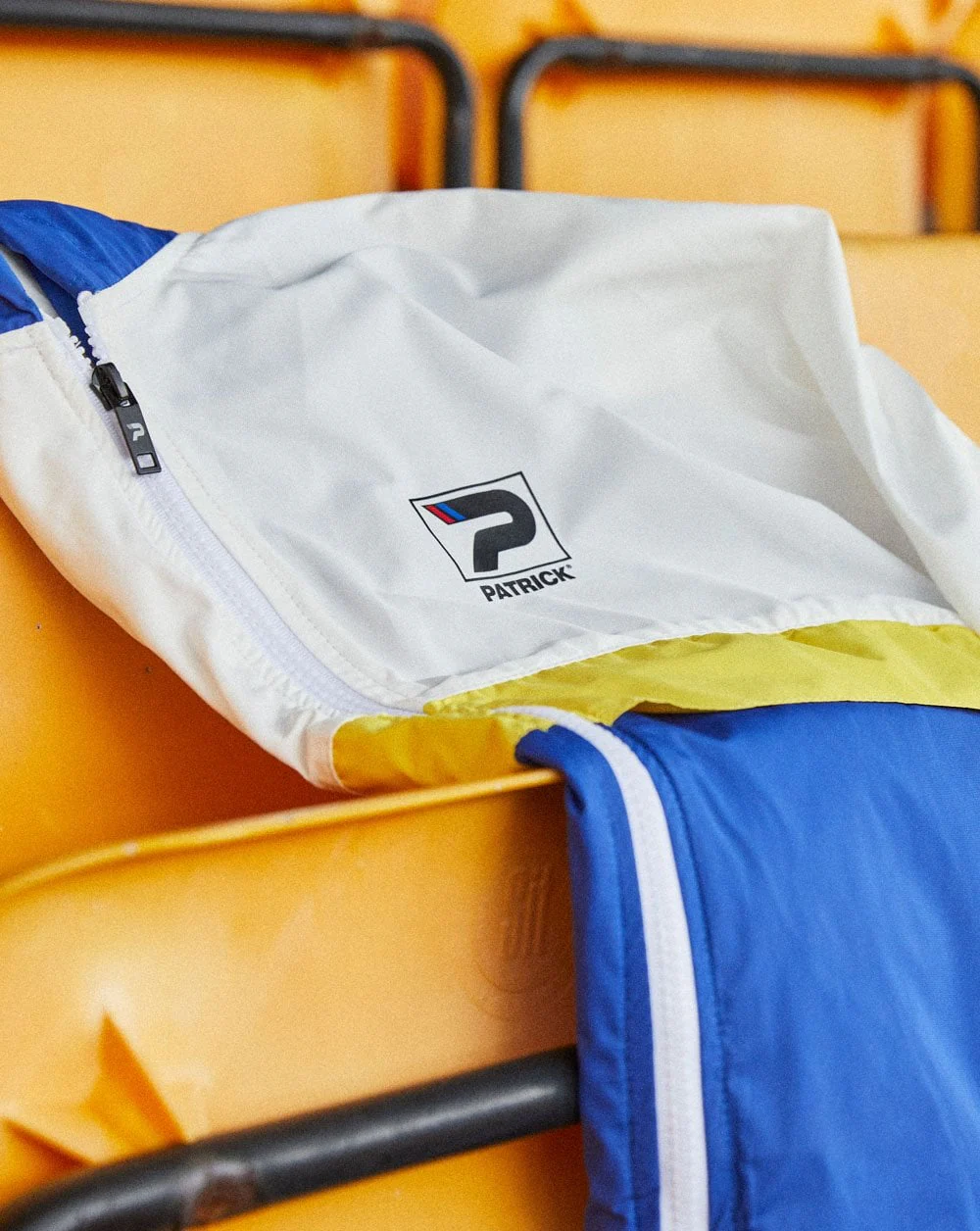 Patrick Classic Cagoule White Yellow Royal - Image 3
