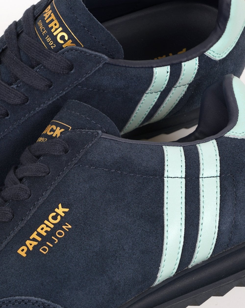 Patrick Dijon Trainers Navy/Sky Blue - Image 3