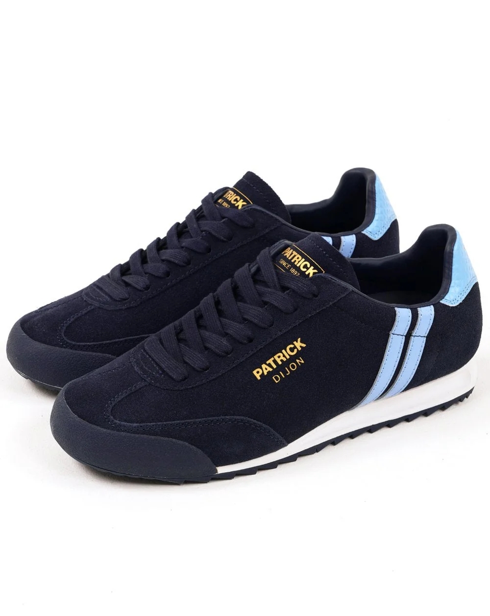 Patrick Dijon Trainers Navy/Sky/White - Image 2