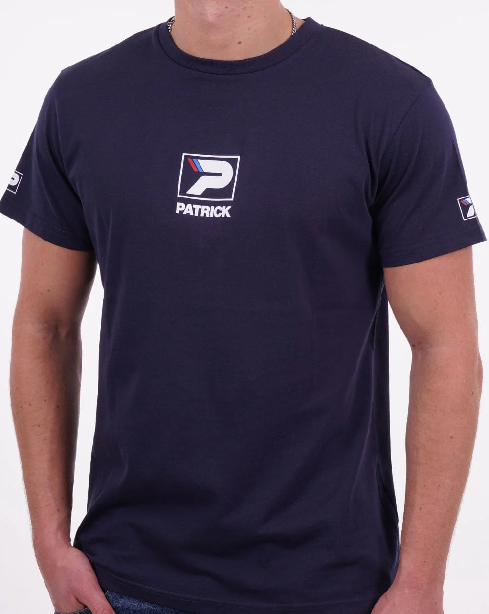 Patrick Logo T-shirt Navy - Image 3