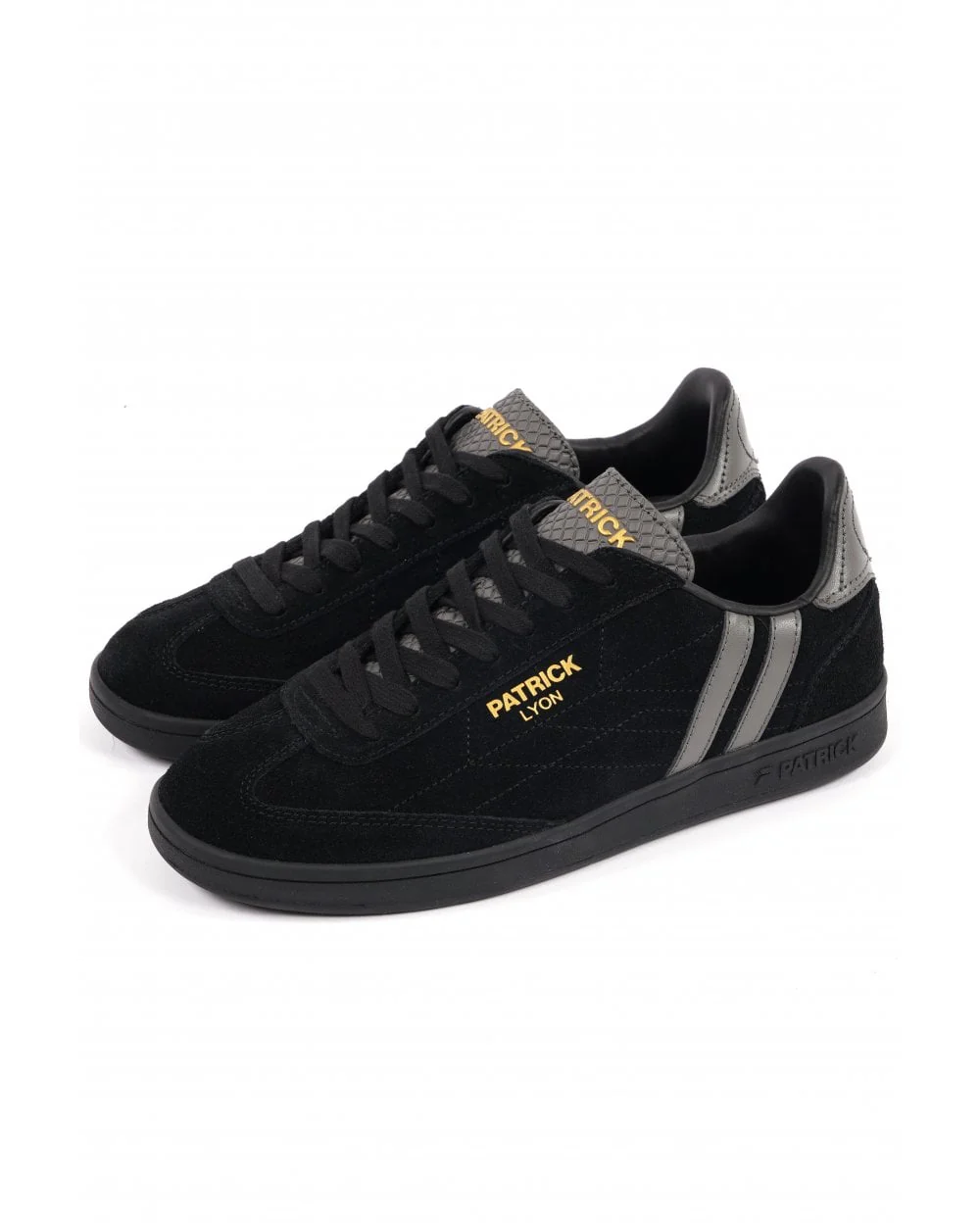 Patrick Lyon Trainers Black/Charcoal Grey - Image 2