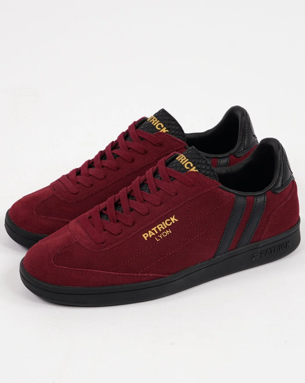 Patrick Lyon Trainers Burgundy/Black - Image 2