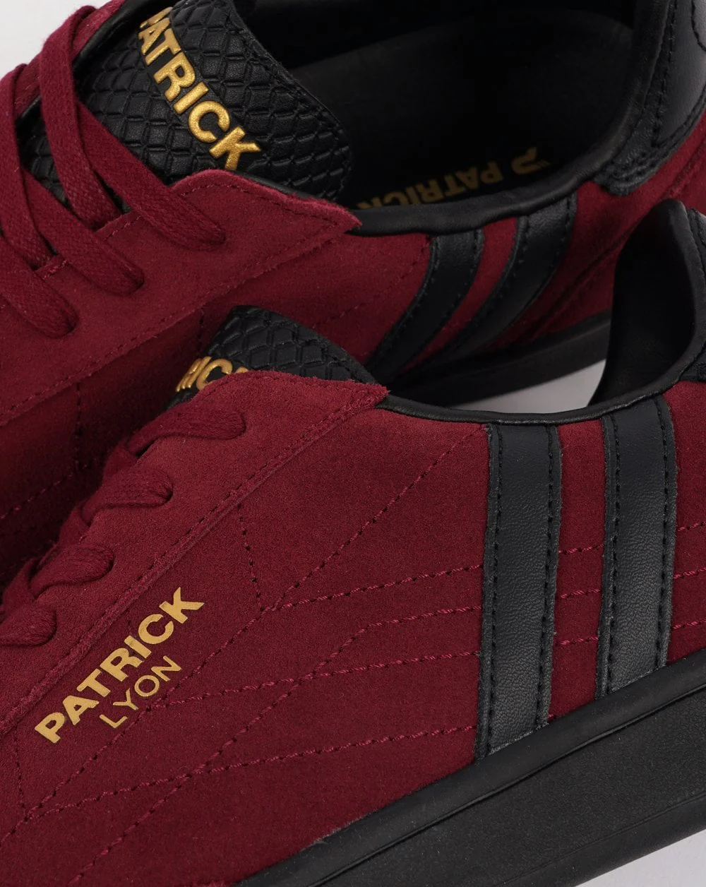 Patrick Lyon Trainers Burgundy/Black - Image 4