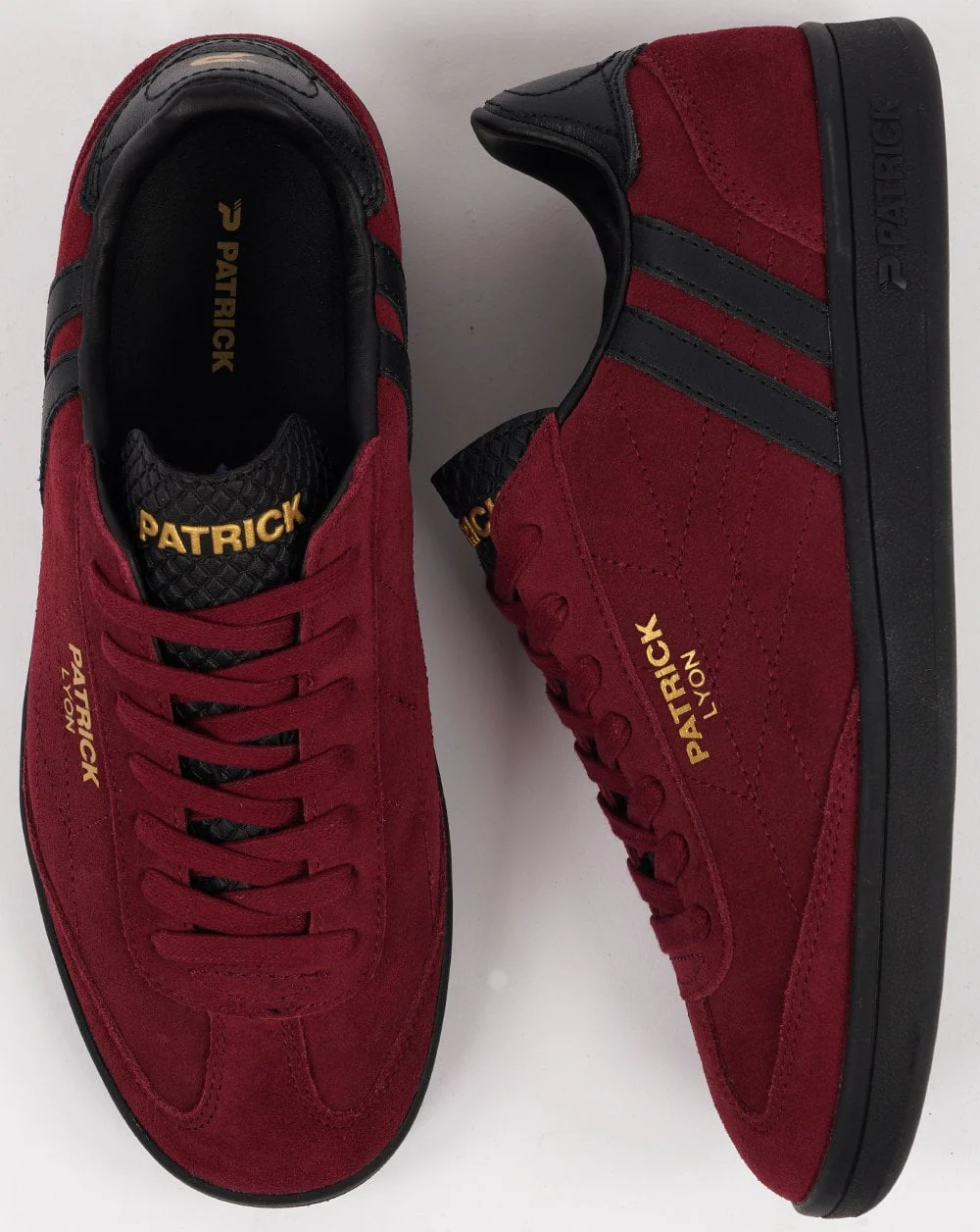 Patrick Lyon Trainers Burgundy/Black - Image 5