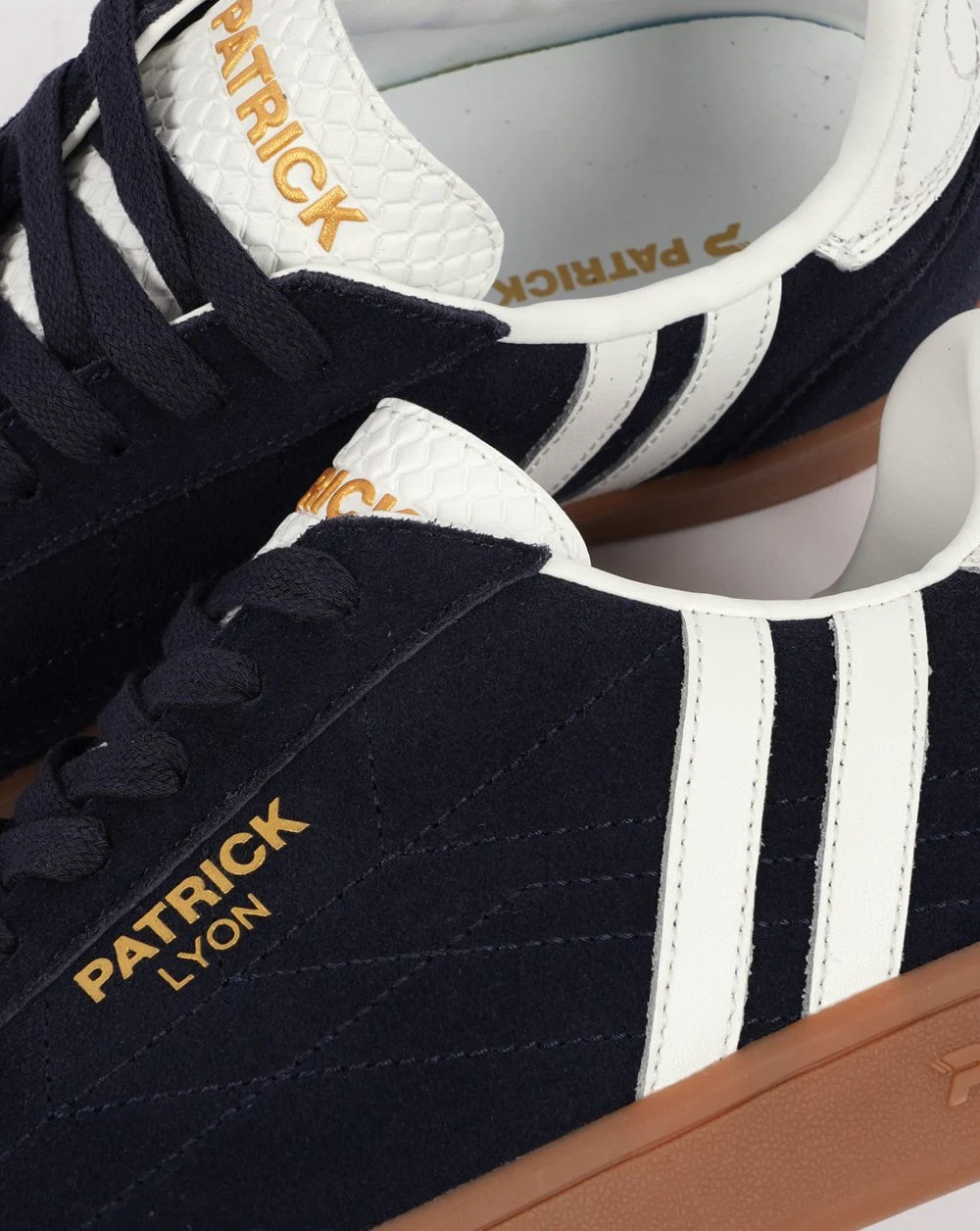 Patrick Lyon Trainers Navy/White/Gum - Image 4