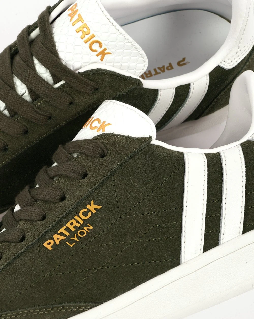 Patrick Lyon Trainers Olive/White - Image 3