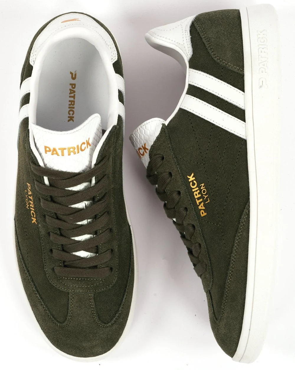 Patrick Lyon Trainers Olive/White - Image 4