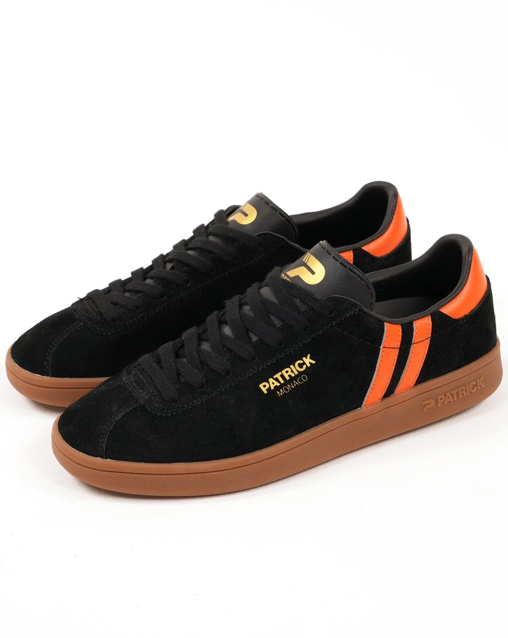 Patrick Monaco Trainers Black Orange - Image 4