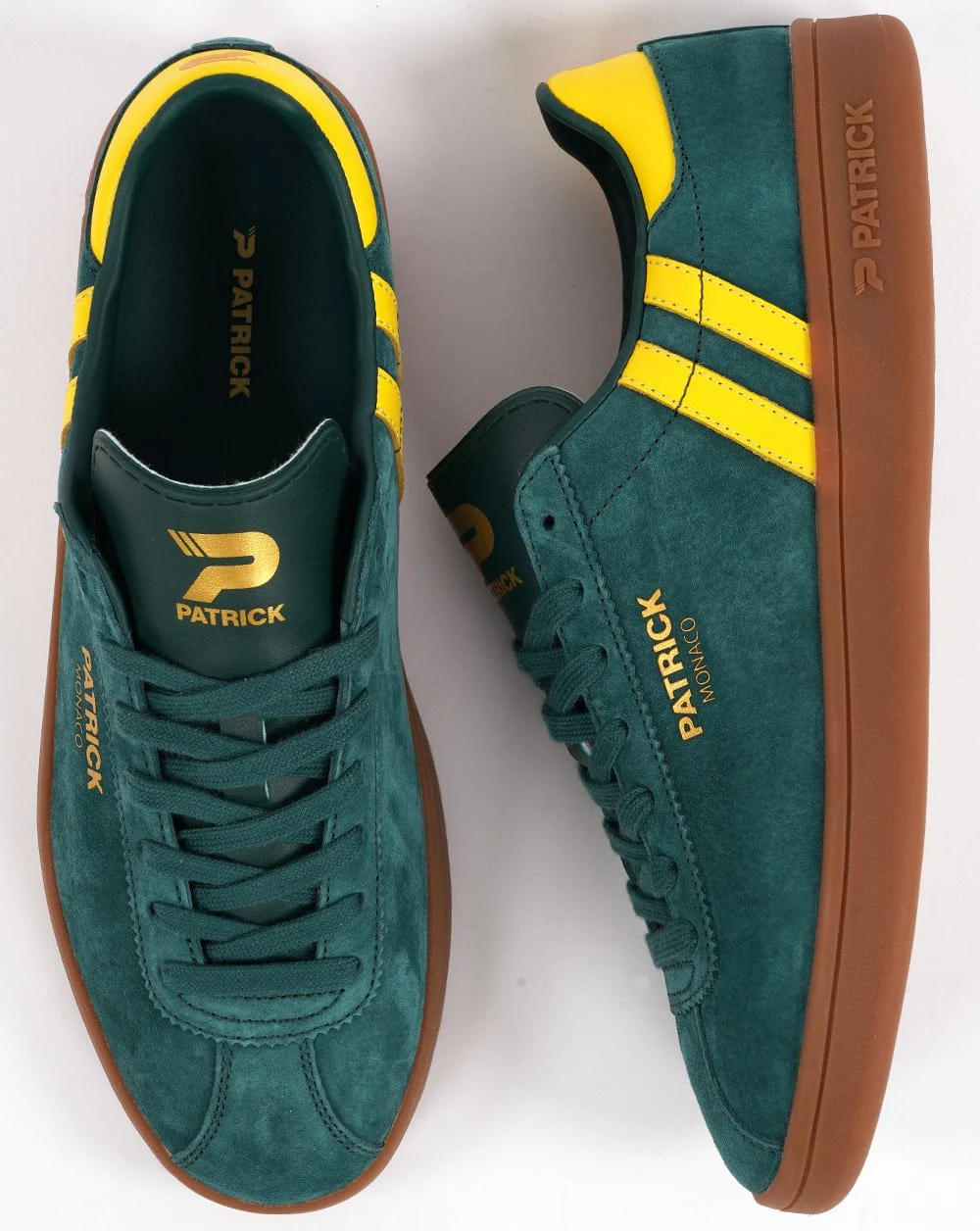 Patrick Monaco Trainers Green Yellow - Image 4