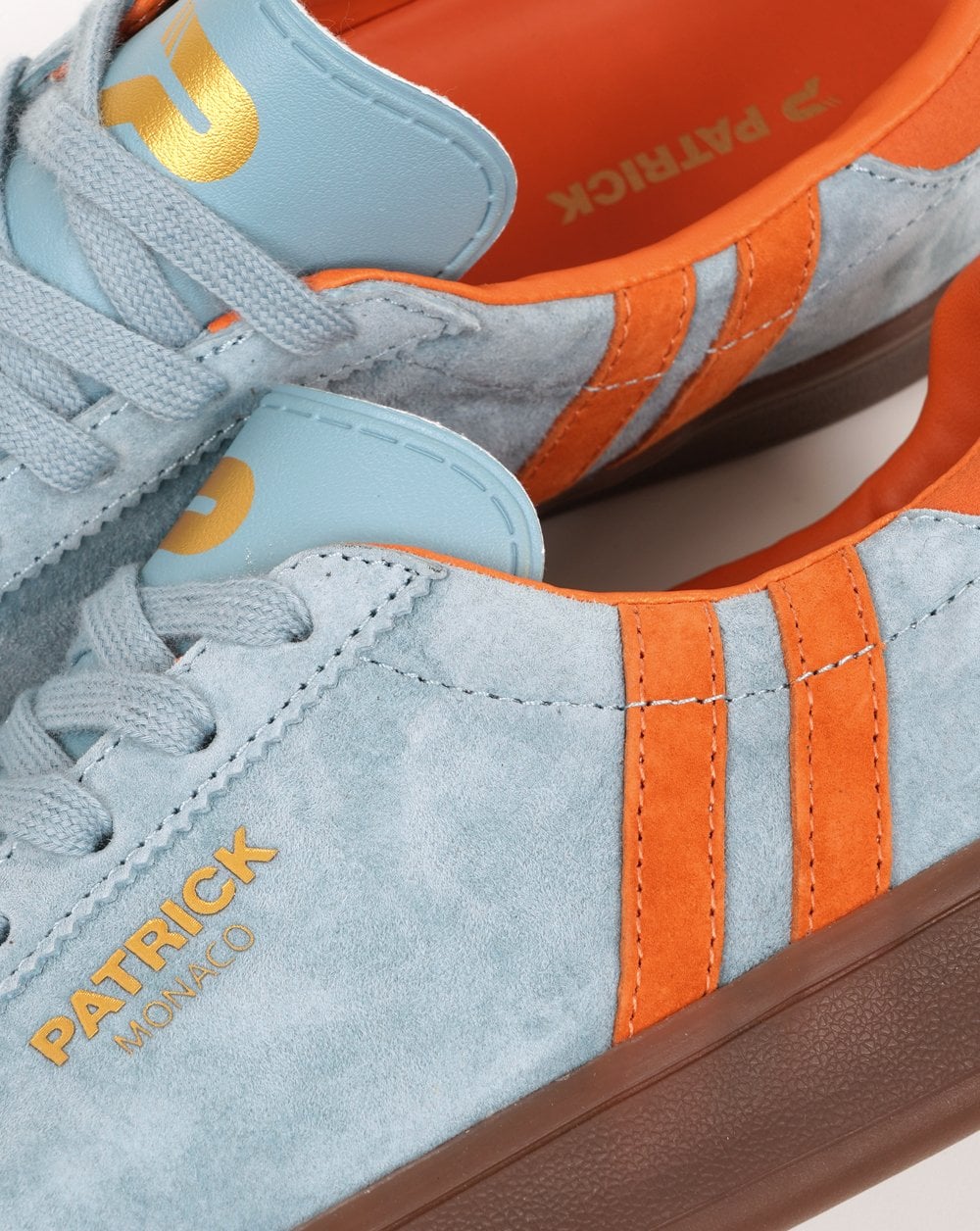 Patrick Monaco Trainers Light Blue/Orange - Image 2
