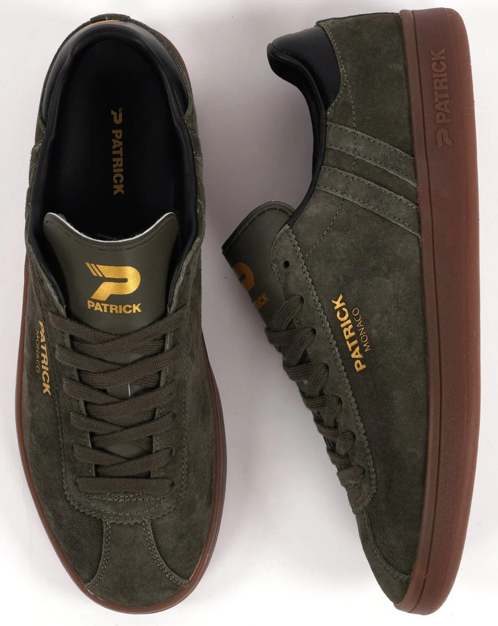 Patrick Monaco Trainers Olive/Black - Image 2