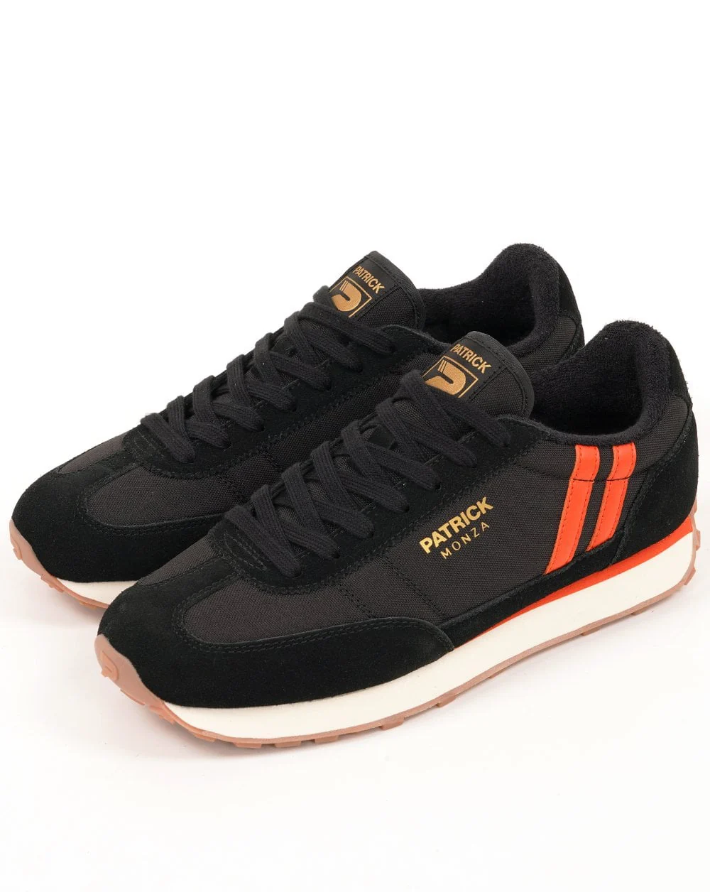 Patrick Monza Trainers Black/Orange - Image 2