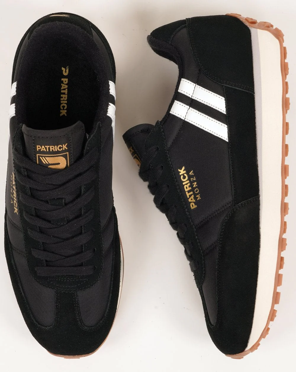 Patrick Monza Trainers Black/White - Image 4