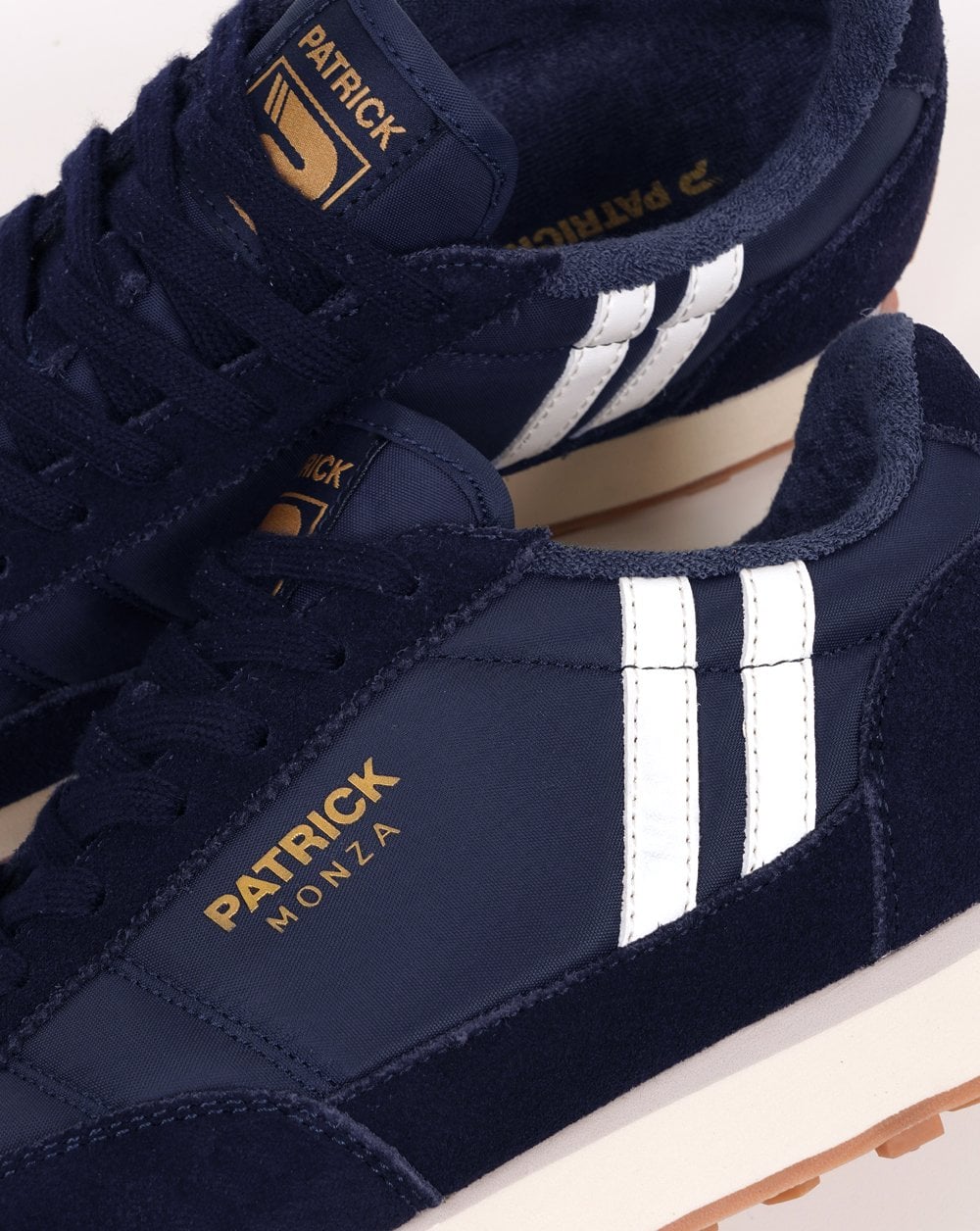 Patrick Monza Trainers Navy/White - Image 3