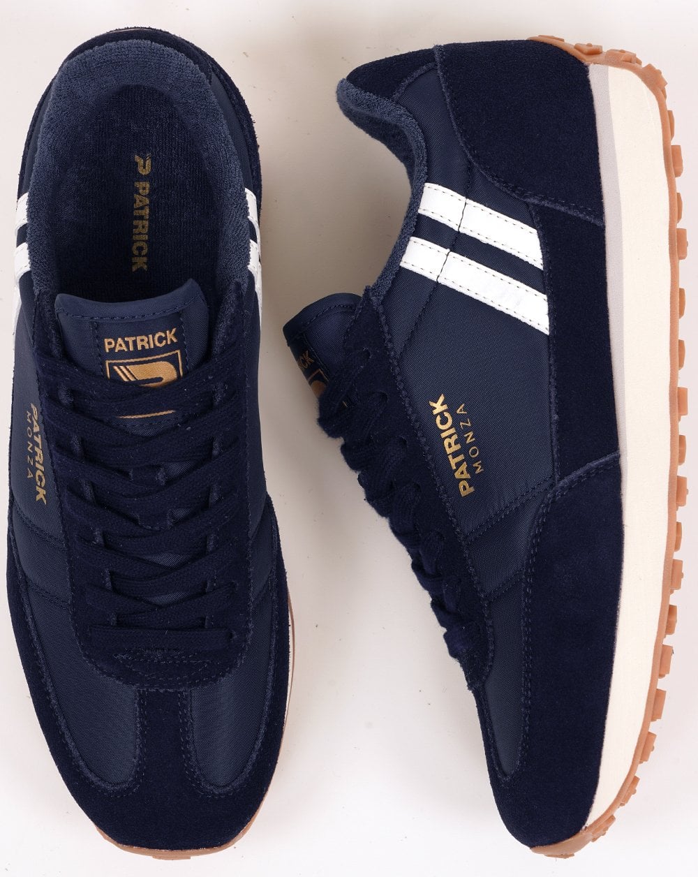 Patrick Monza Trainers Navy/White - Image 4