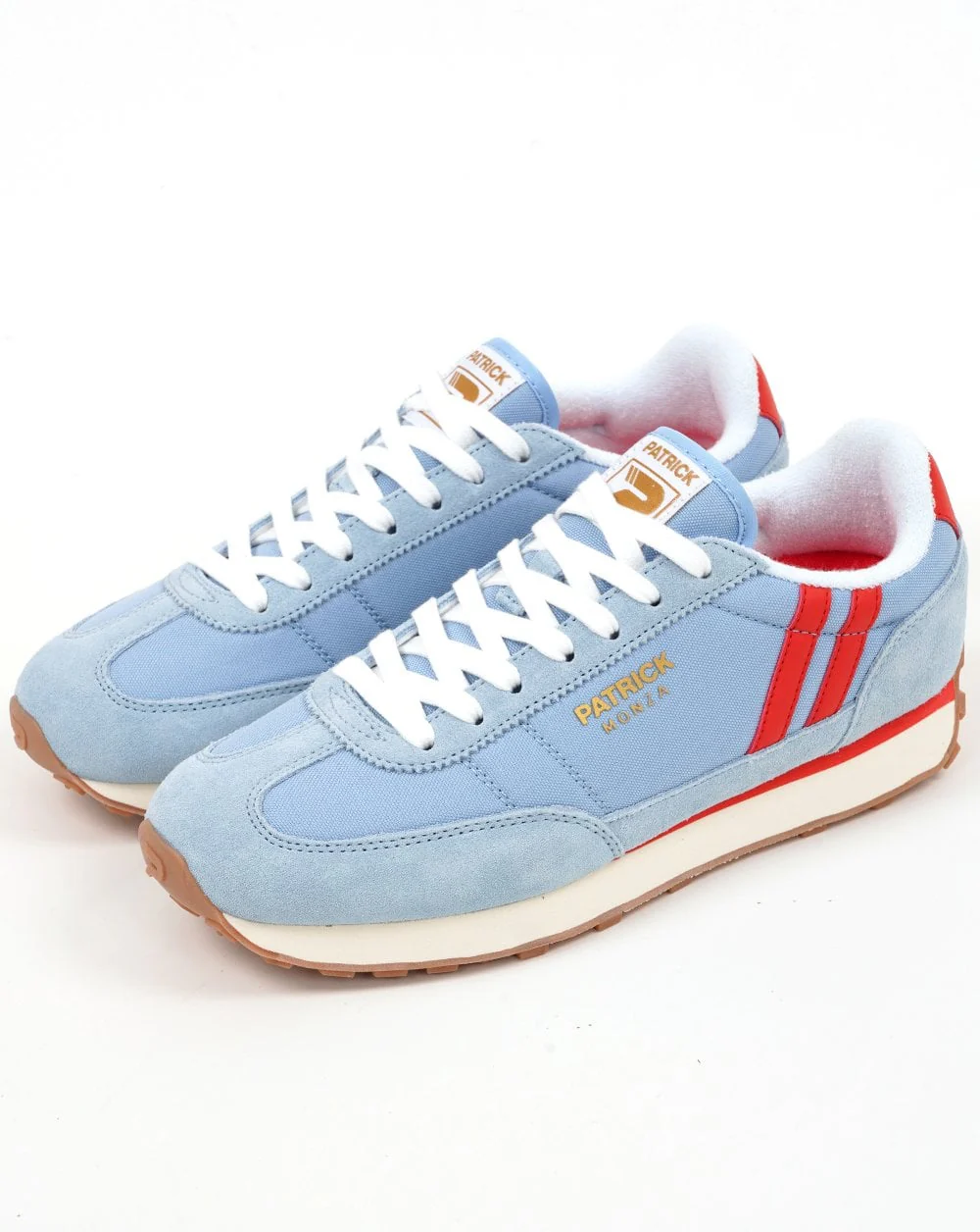 Patrick Monza Trainers Sky Blue/Red - Image 3