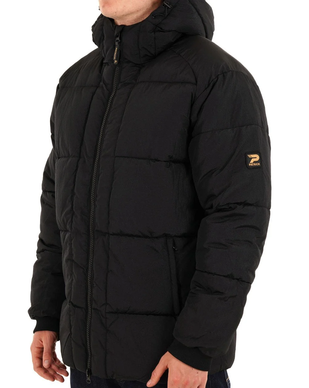 Patrick Noah Padded Jacket Black - Image 3