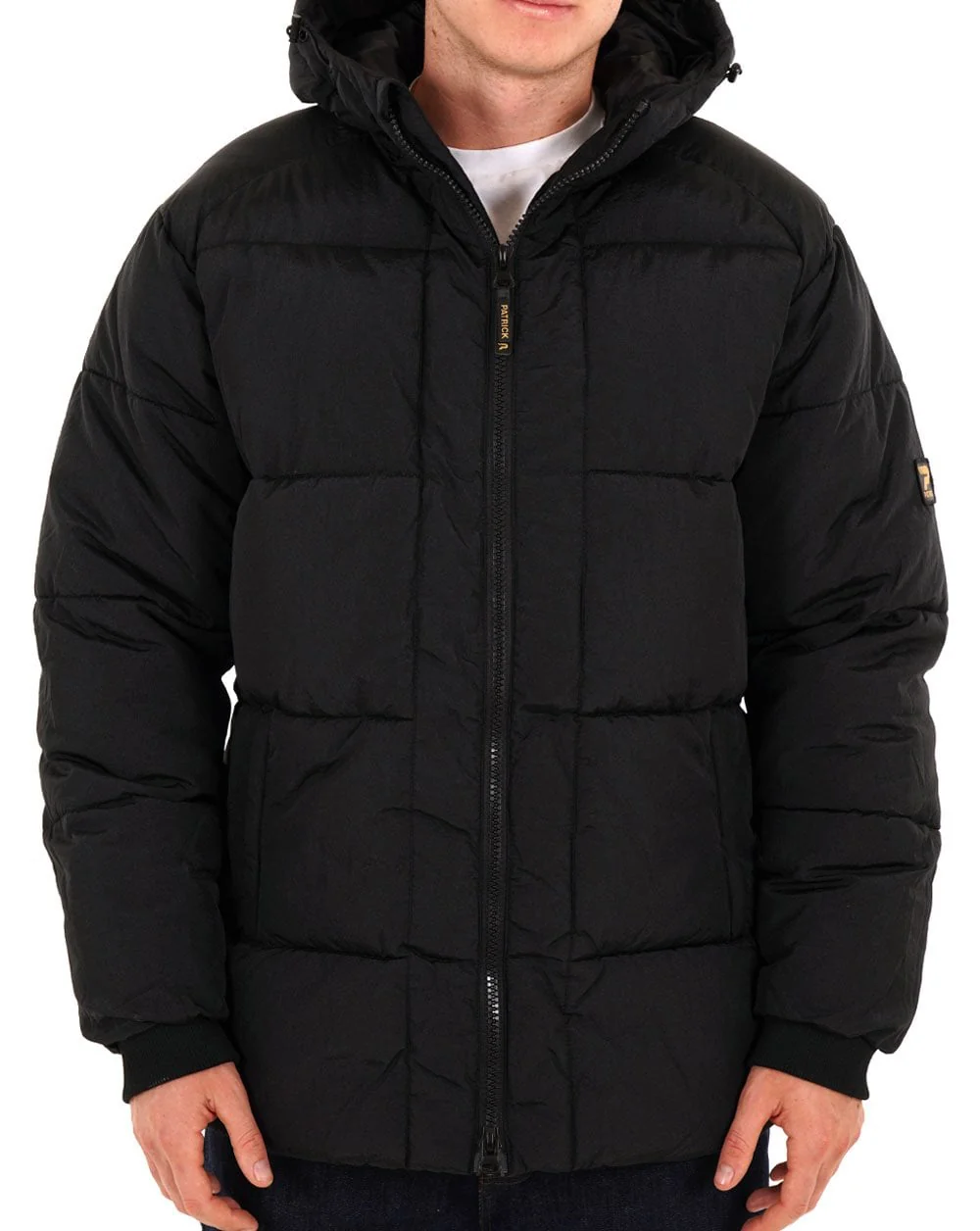 Patrick Noah Padded Jacket Black - Image 4