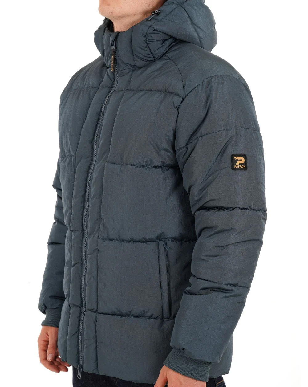 Patrick Noah Padded Jacket Dark Blue - Image 3
