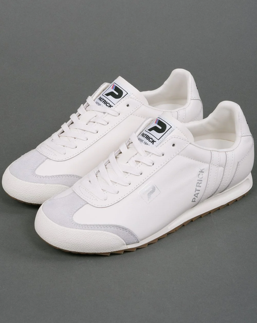 Patrick Original Trainers Leather Triple White - Image 2