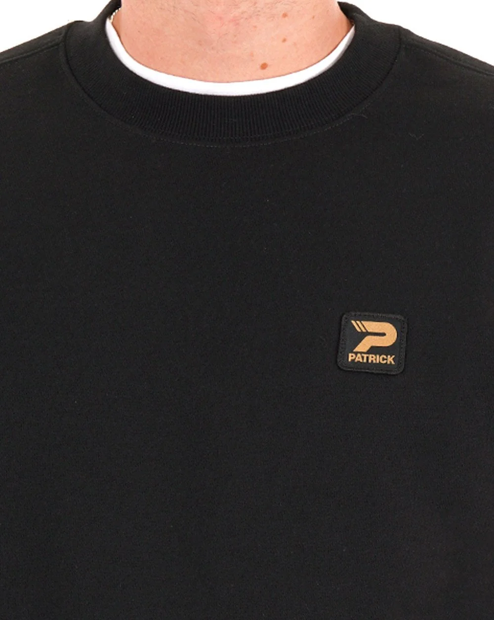Patrick Oscar Crew Sweat Black - Image 2