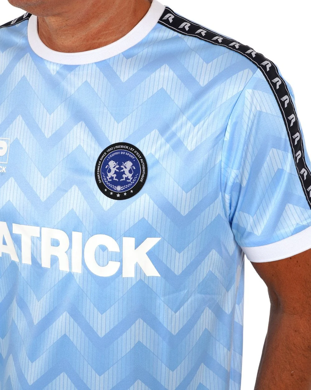 Patrick Retro Football T-shirt Sky - Image 2