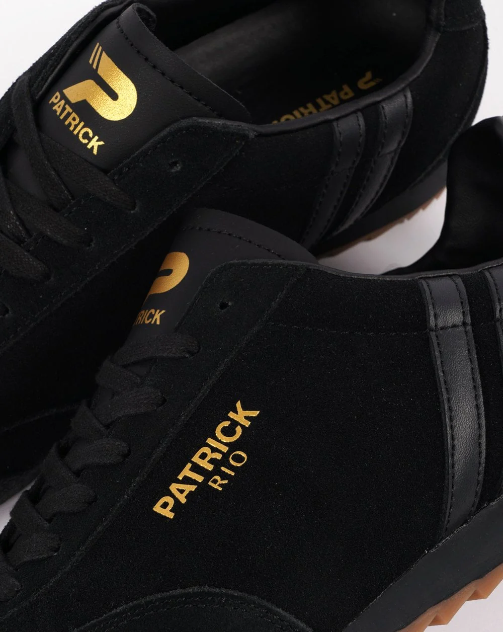 Patrick Rio Trainers Black Suede - Image 3