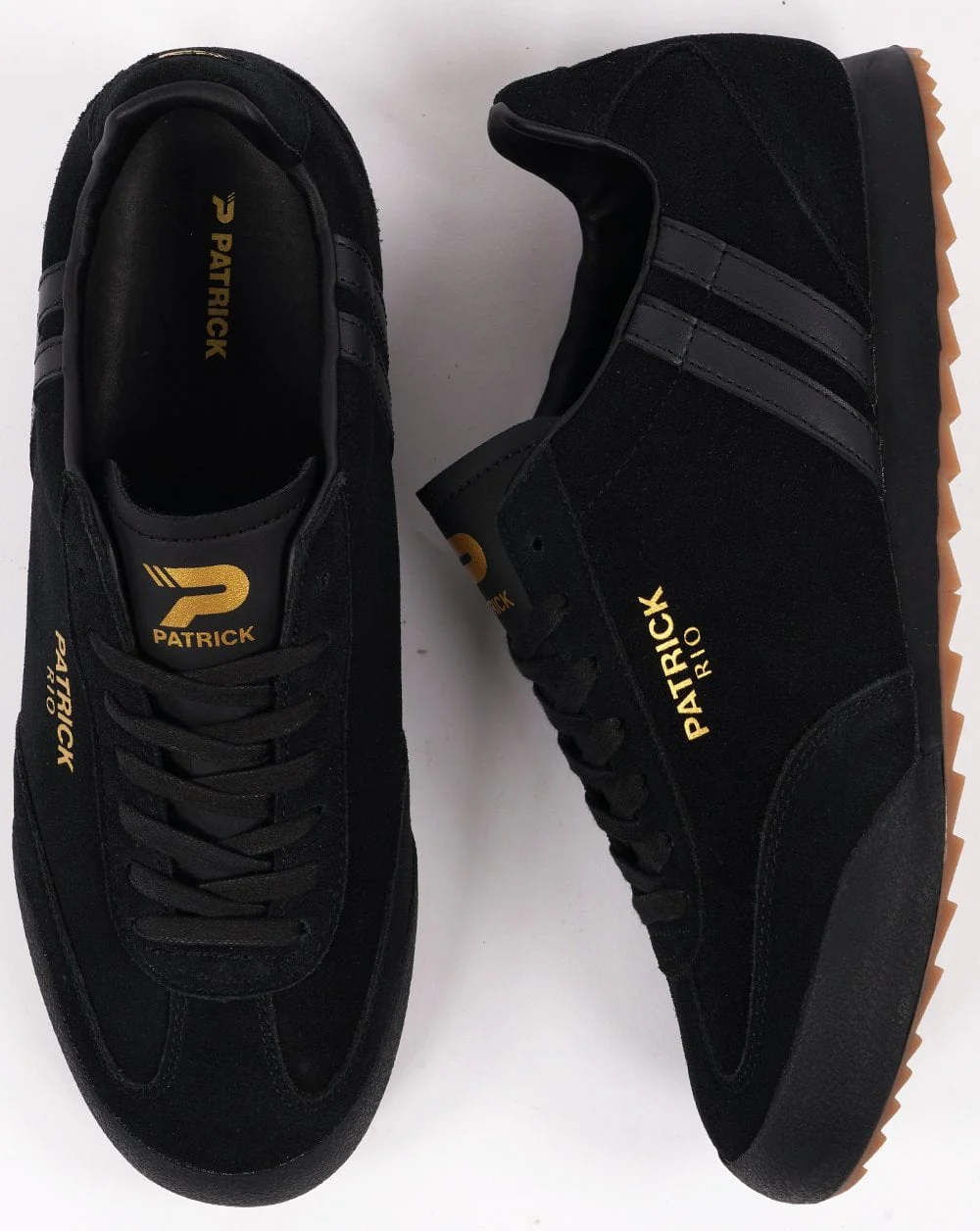 Patrick Rio Trainers Black Suede - Image 4